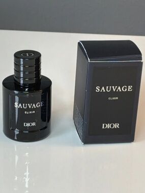 Dior Sauvage Elixir Mini Bottle, New/Unopened